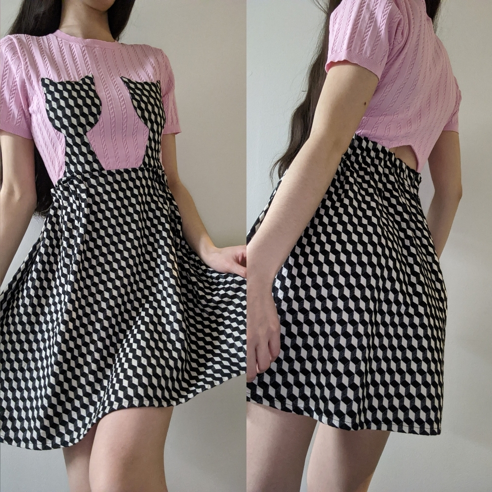Kitty Cat Knit HaraJuku Dress